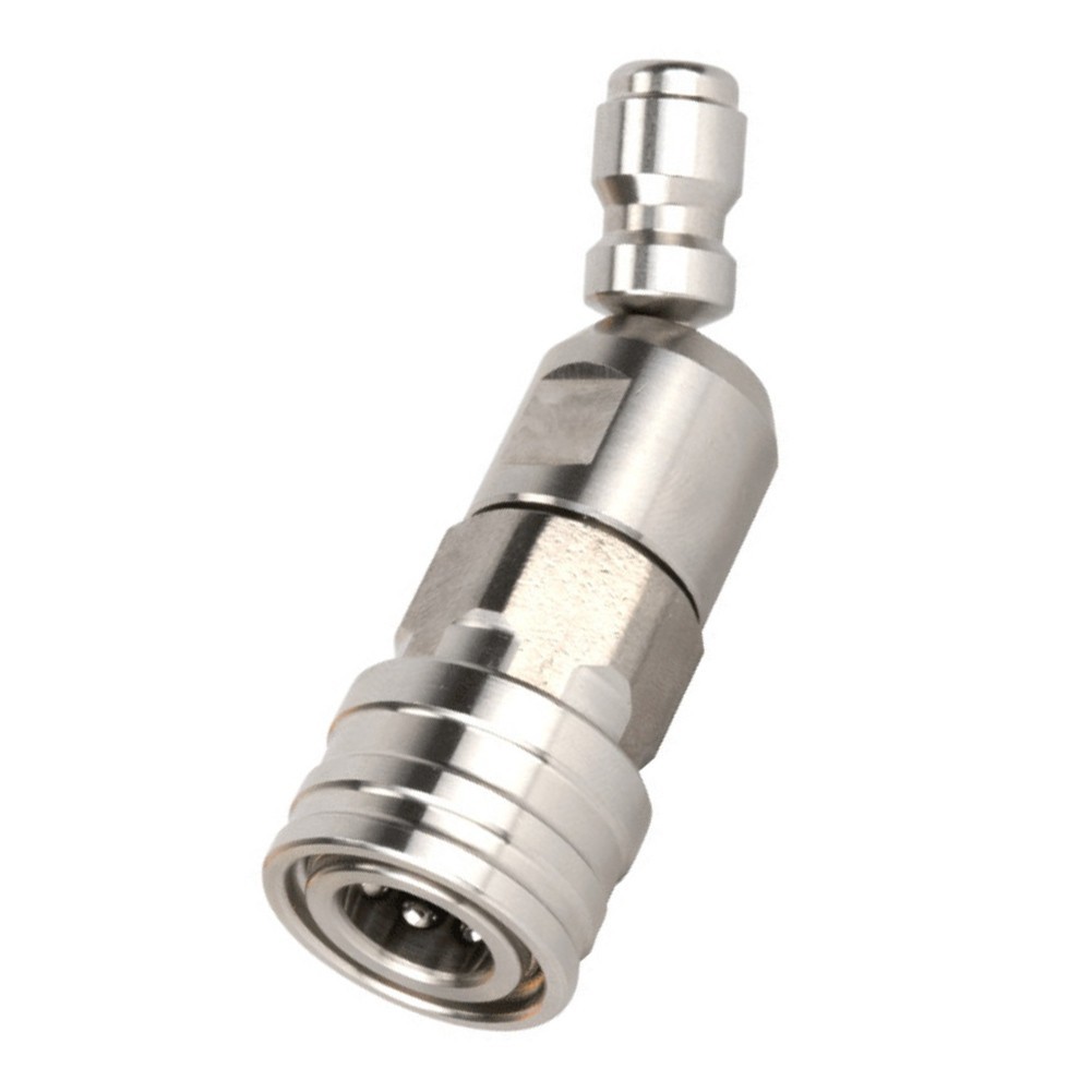 360 Degree Rotation Stainless Steel 14 Quick Coupling for High Pressure Systems