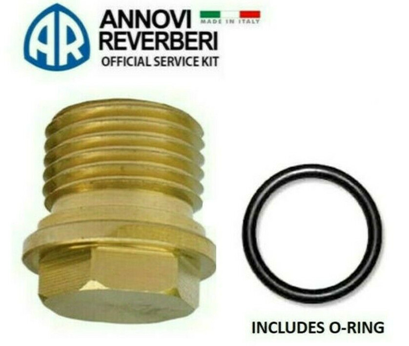 x3 Annovi Reverberi AR2840130 Brass Valve Caps For RMV and RMW Pumps AR 2840130