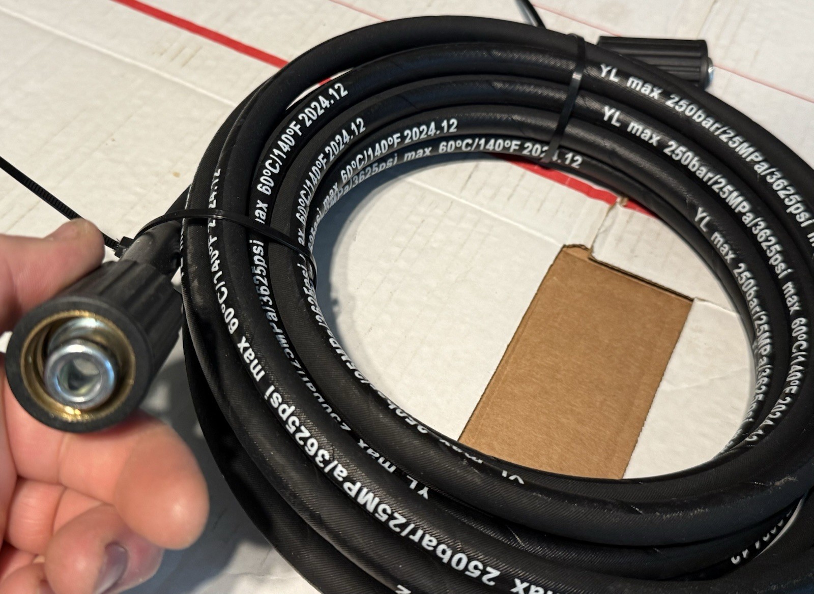25’ YL MAX 3600 PSI PRESSURE WASHER HOSE SUPER SOFT 1/4 QUICK CONNECT 25 FOOT!