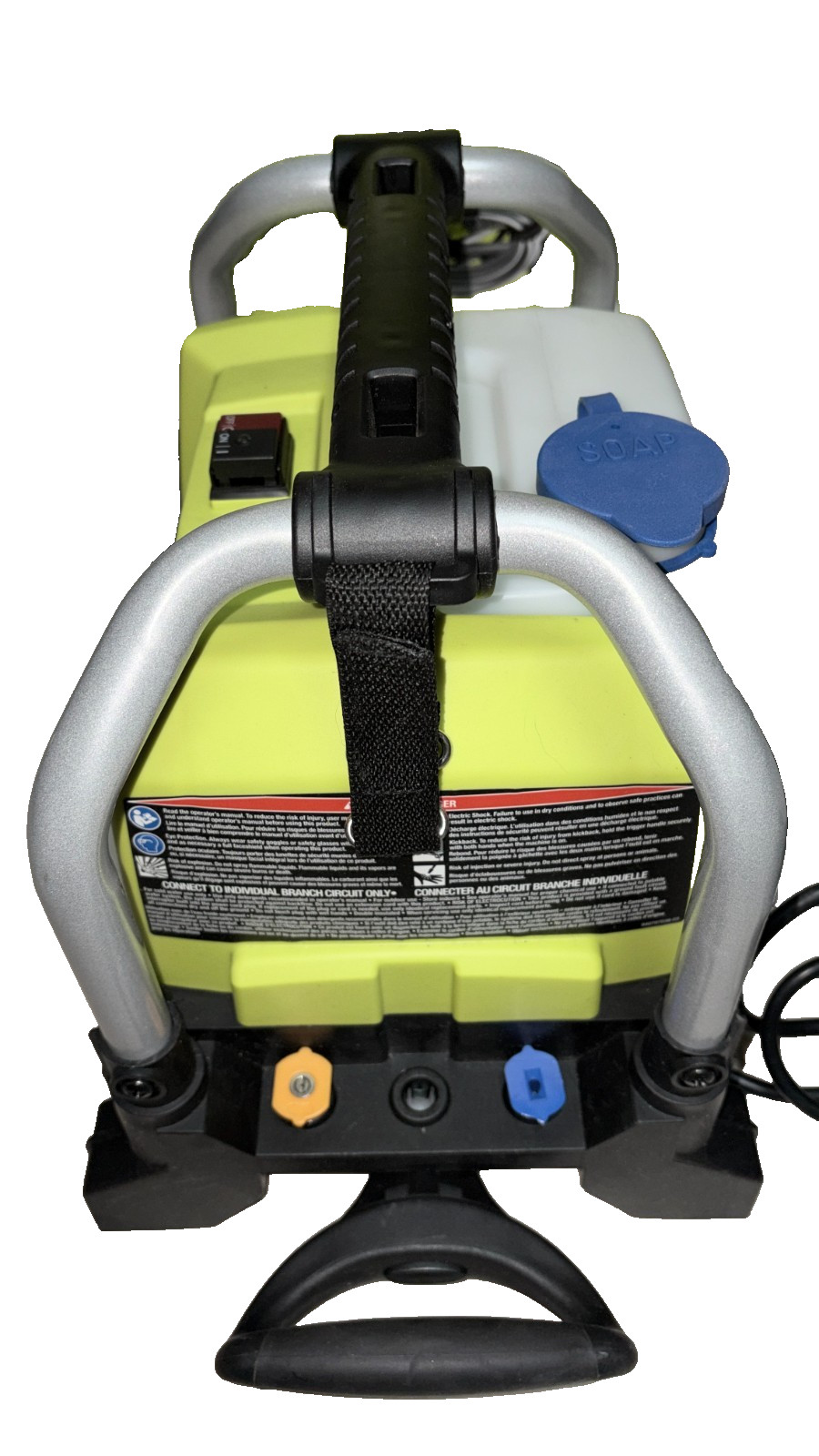 RYOBI RY1419MT 1900 PSI 1.2 GPM Electric Pressure Washer – No Hose or Wand
