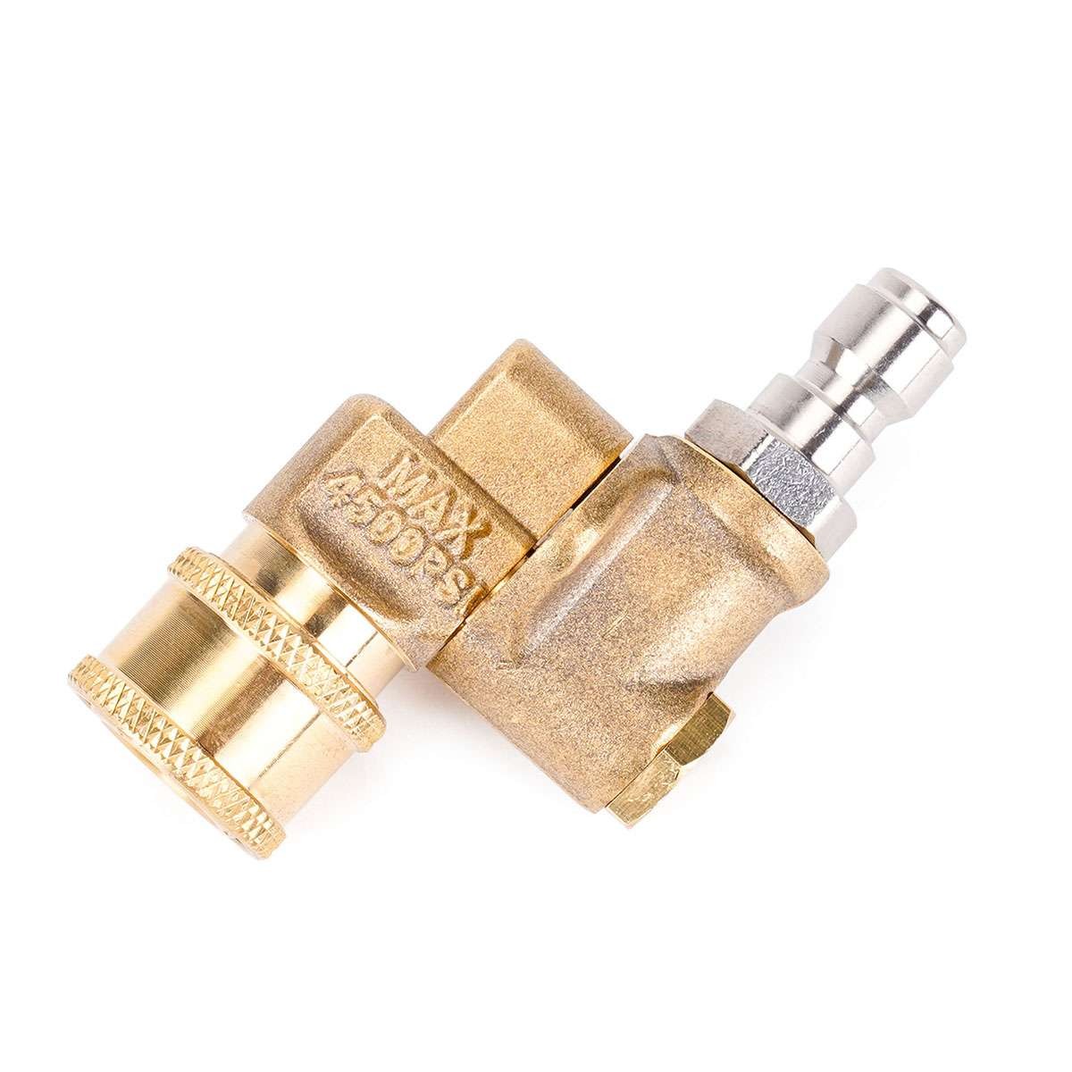 Pivoting Coupler High Pressure Washer 1/4″ Quick Connect Rotary Adapter