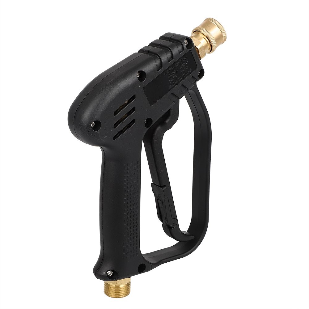 Short Pressure Washer Gun with M22-14mm Inlet Stubby High Pressure Handle Gun