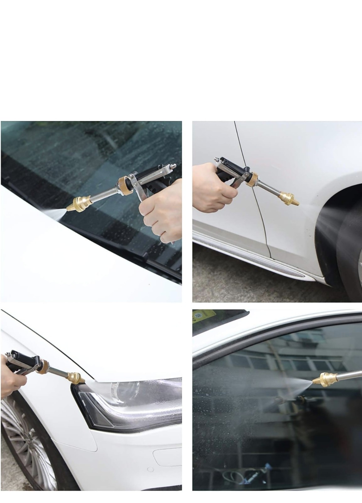 Car Washer Kit,100W Electrical Car Wash Pump Portable High Pressure 12V130PSI