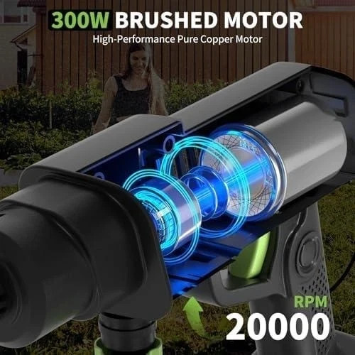 Cordless Pressure Washer 986PSI 48V Rechargeable Portable Power Cleaner Kit New