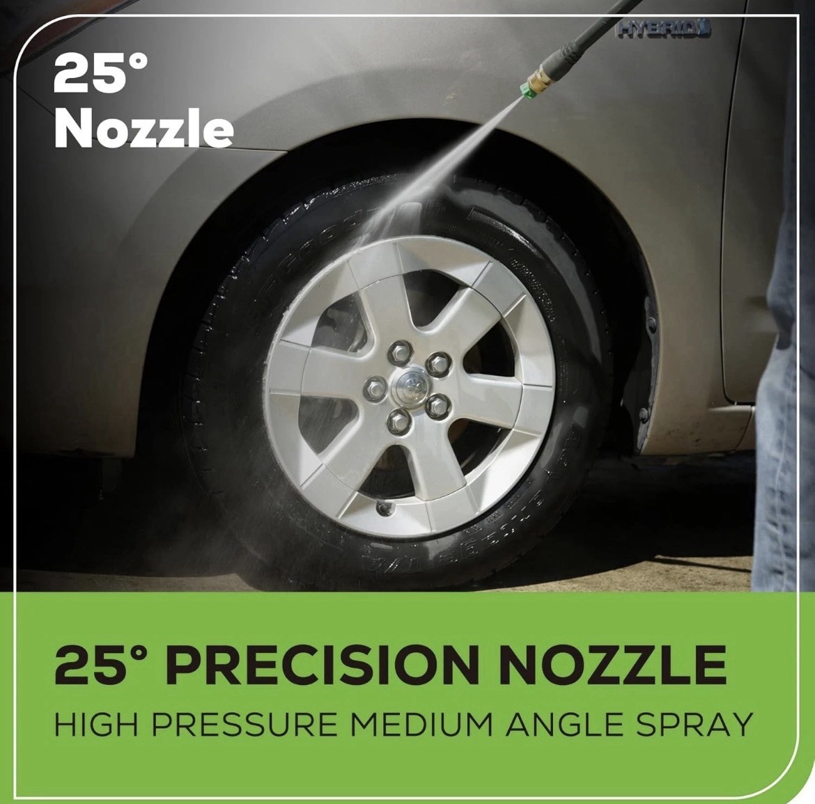 Greenworks 1600 PSI Corded Electric Pressure Washer w/ Nozzles & Hose
