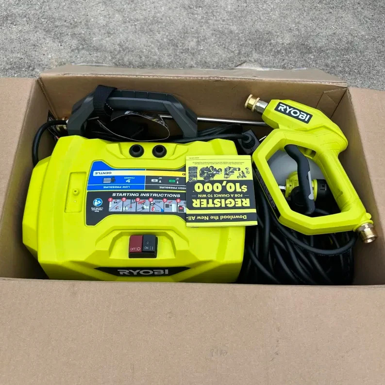 RYOBI 1200 PSI 1.8 GPM Cold Water Automotive Electric Pressure RY14AM12