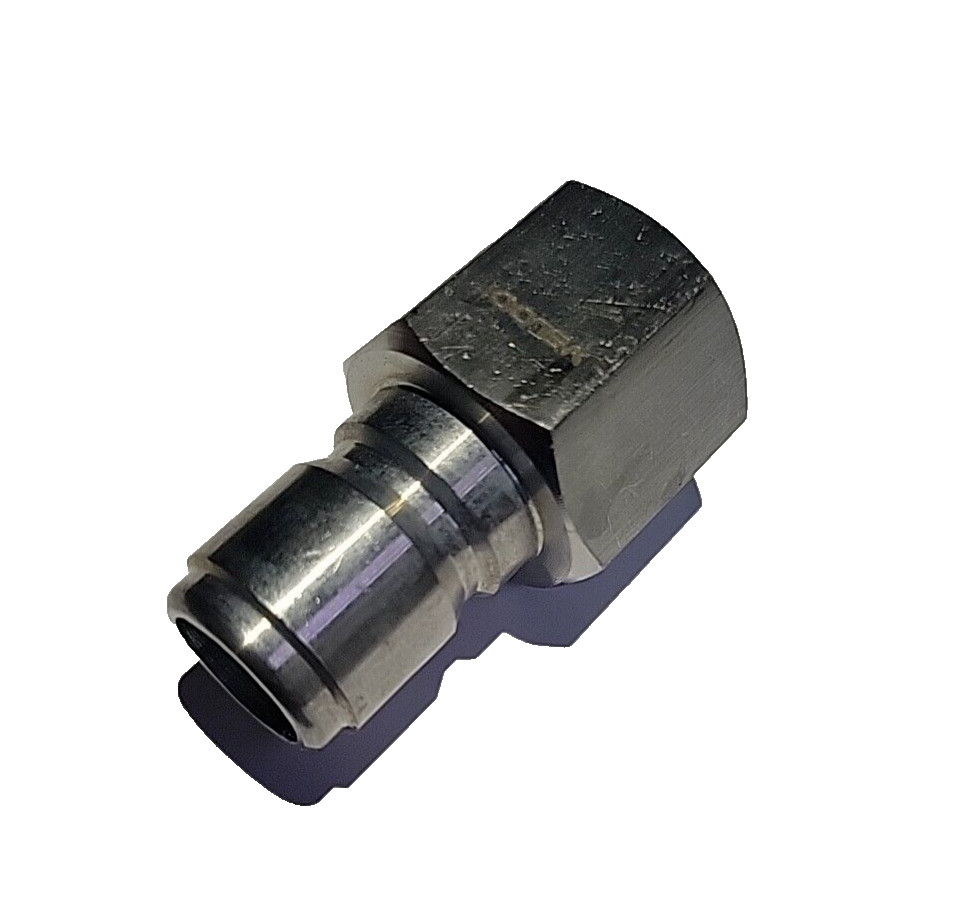 MTM 1/2 NPT -1/2 Female Quick Connect SS Plug Hydro Excavating 24.0083