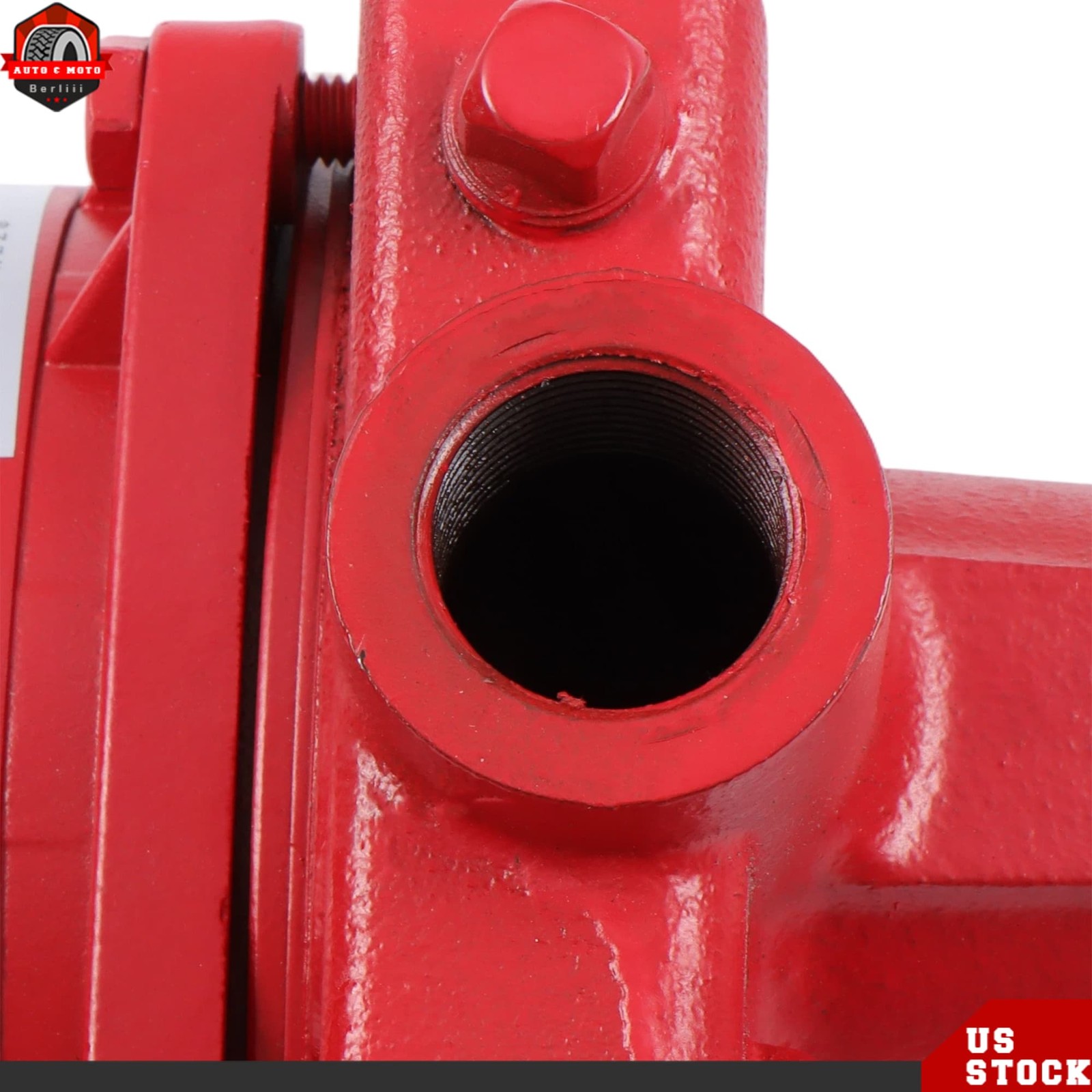 1 HP Dual Voltage 115/230 Volt 23 GPM Cast Iron Shallow Well Jet Pump Red 602208