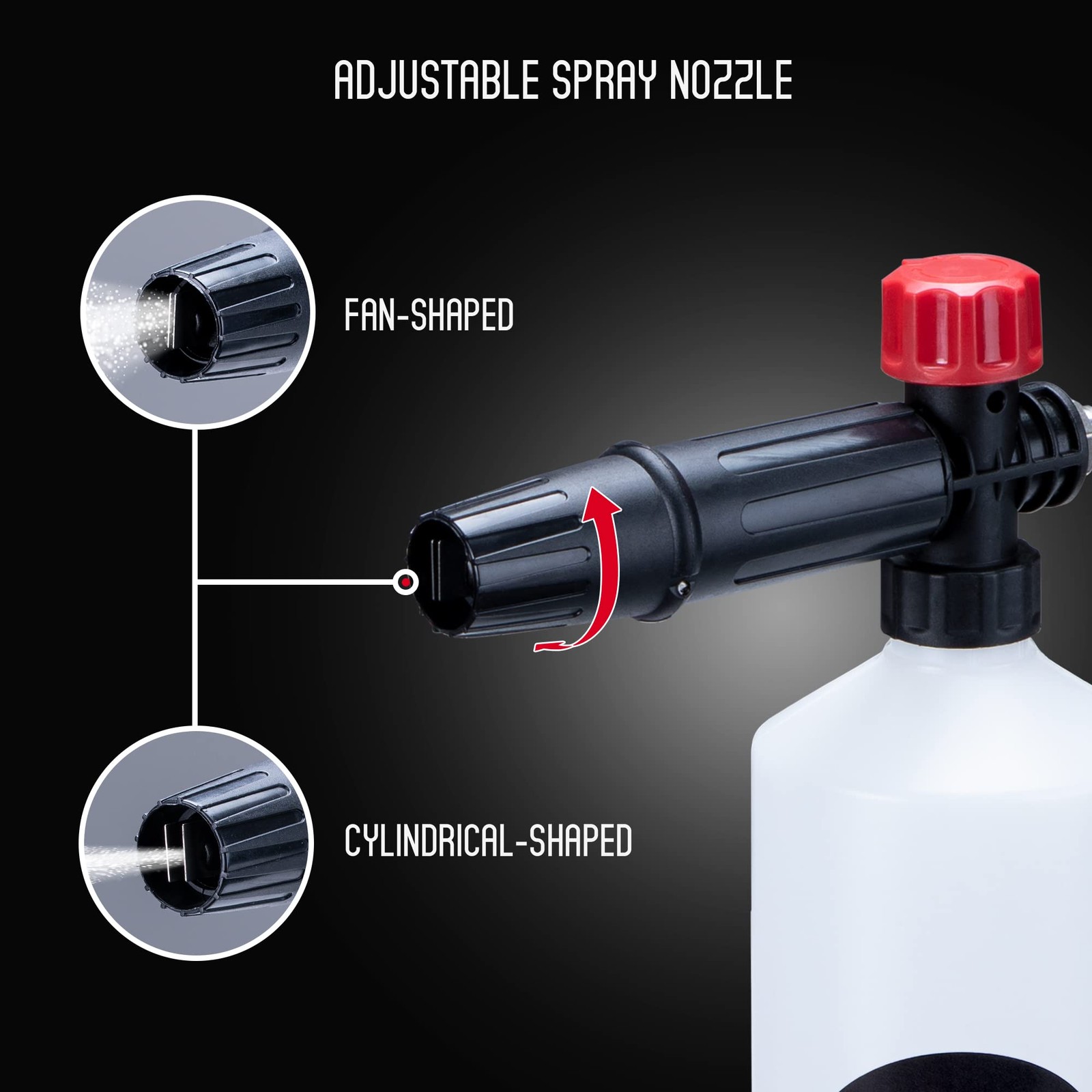 Suds Lab F2 Super Wash Foam Cannon, Adjustable Foam Nozzle, Quick Connect to …