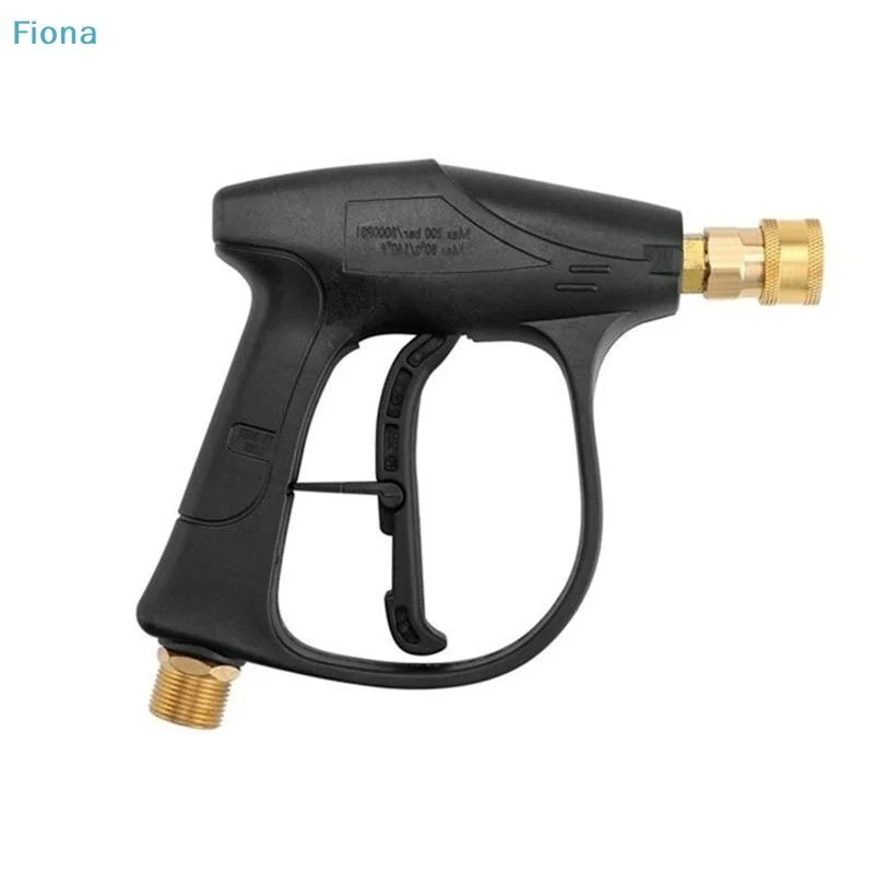 1/4″ High Pressure Washer Gun 4000 PSI Car Wash Foam Spray Short Wand w/5 Nozzle