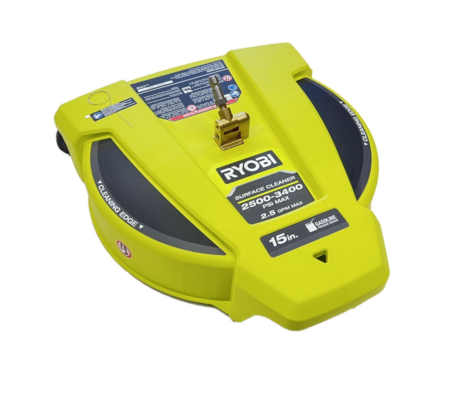 NEW RYOBI 15 in. 3400 PSI Pressure Washer Surface Cleaner w/ Wheels RY31SC15