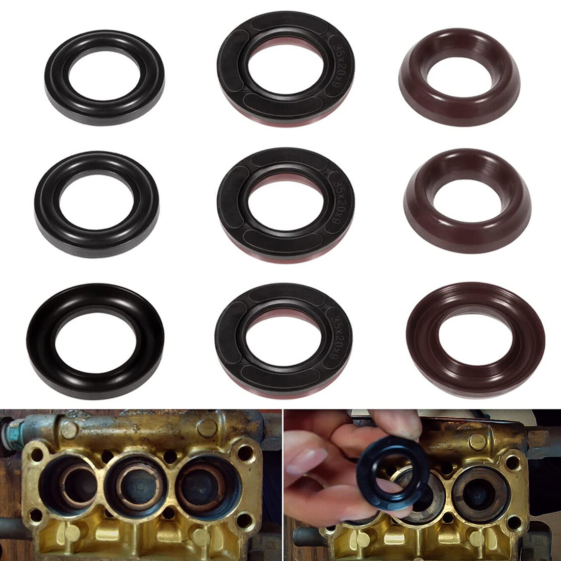 758-747 General Pump Interpump Pressure Washer Replacement Seal Packing Kit K 69