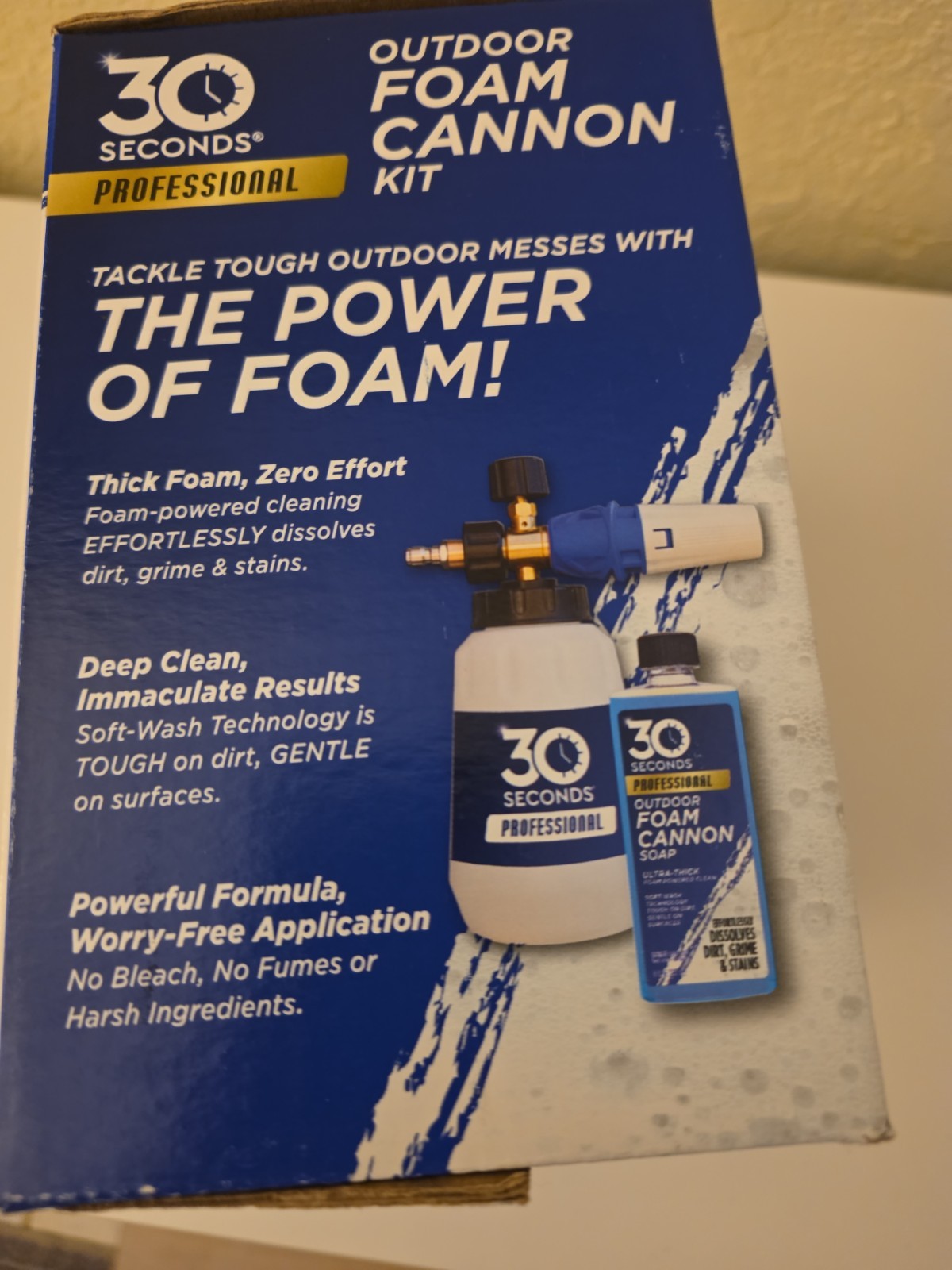 30 Second Professional Outdoor Foam Cannon Kit
