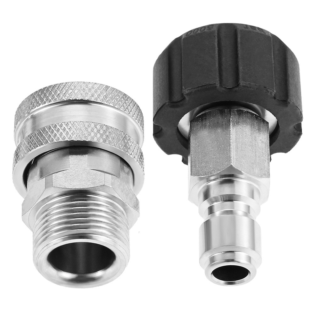 4Pcs Pressure Washer Adapter Set Quick Connect Kit Compatible with Guns Hoses