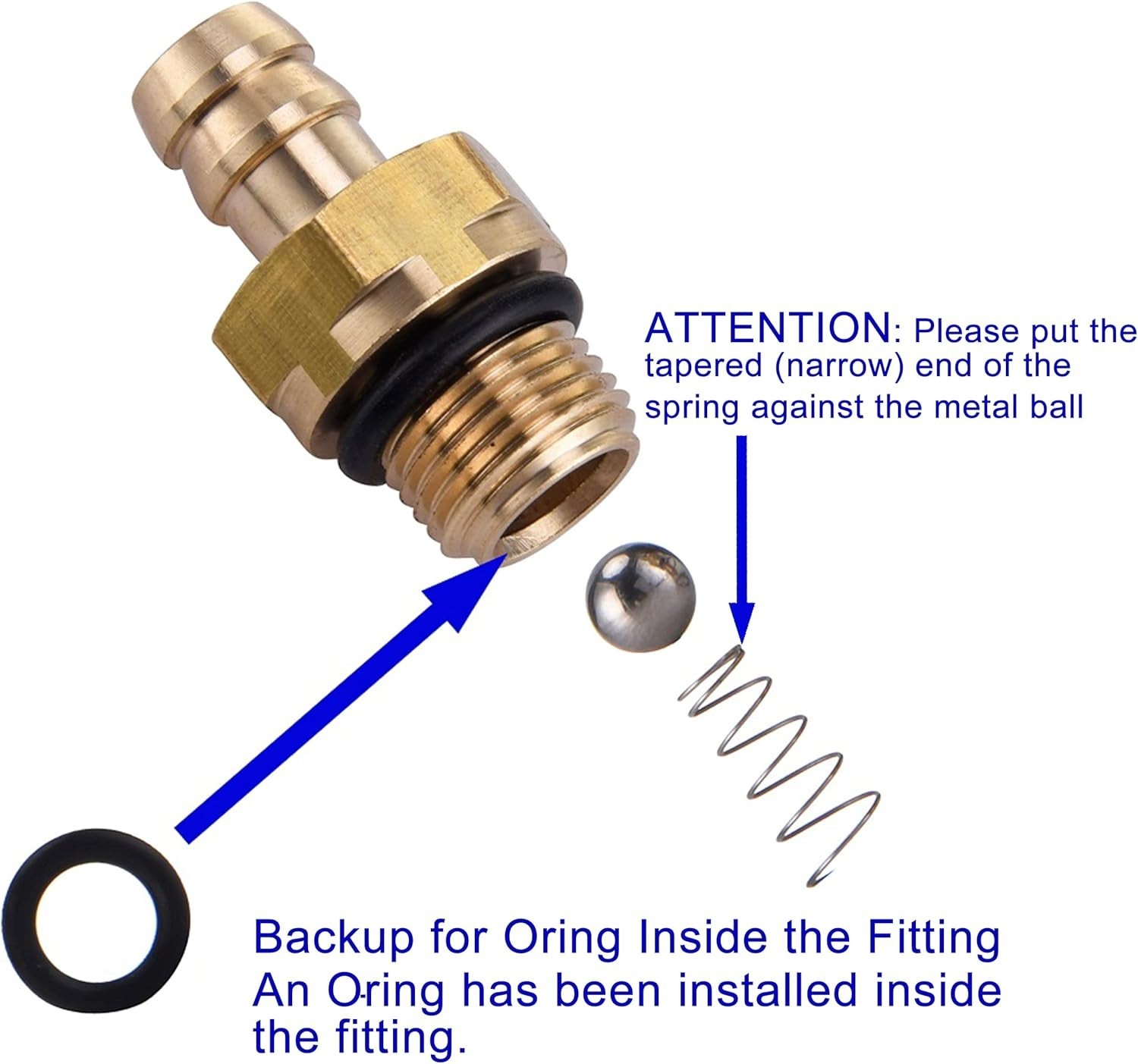 Efficient 2-Pack Brass Chemical Injector Set for Pressure Washers – Easy Install