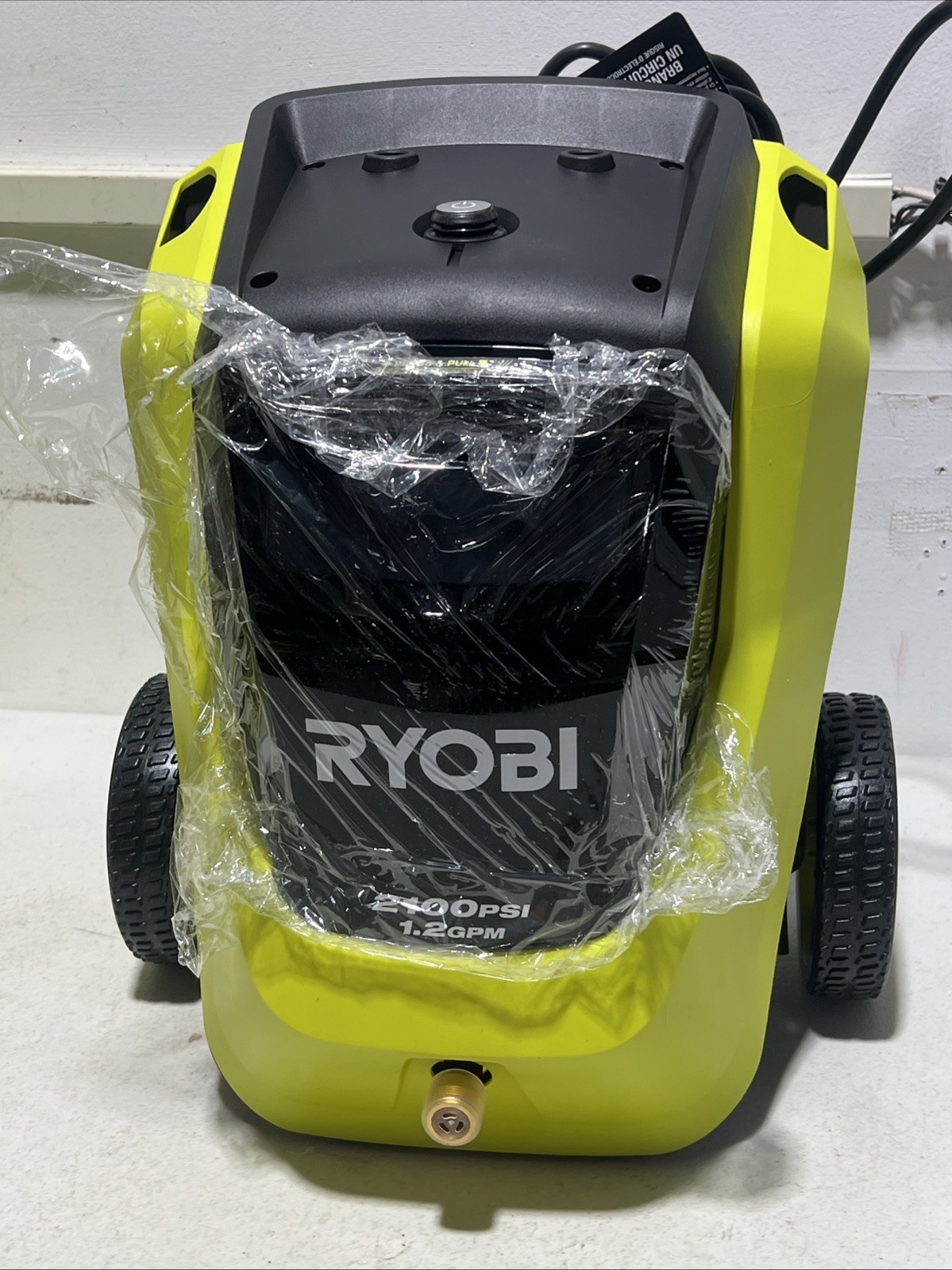 RYOBI 2100 PSI 1.2 GPM Cold Water Corded Pressure Washer – NO Handle/Wand