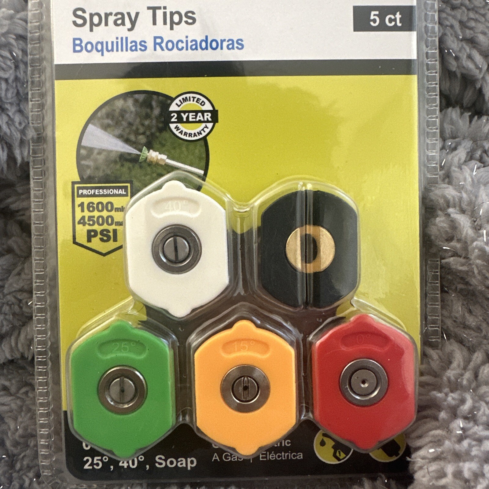 5pack Pressure Washer Surface Maxx Professional Spray Tips