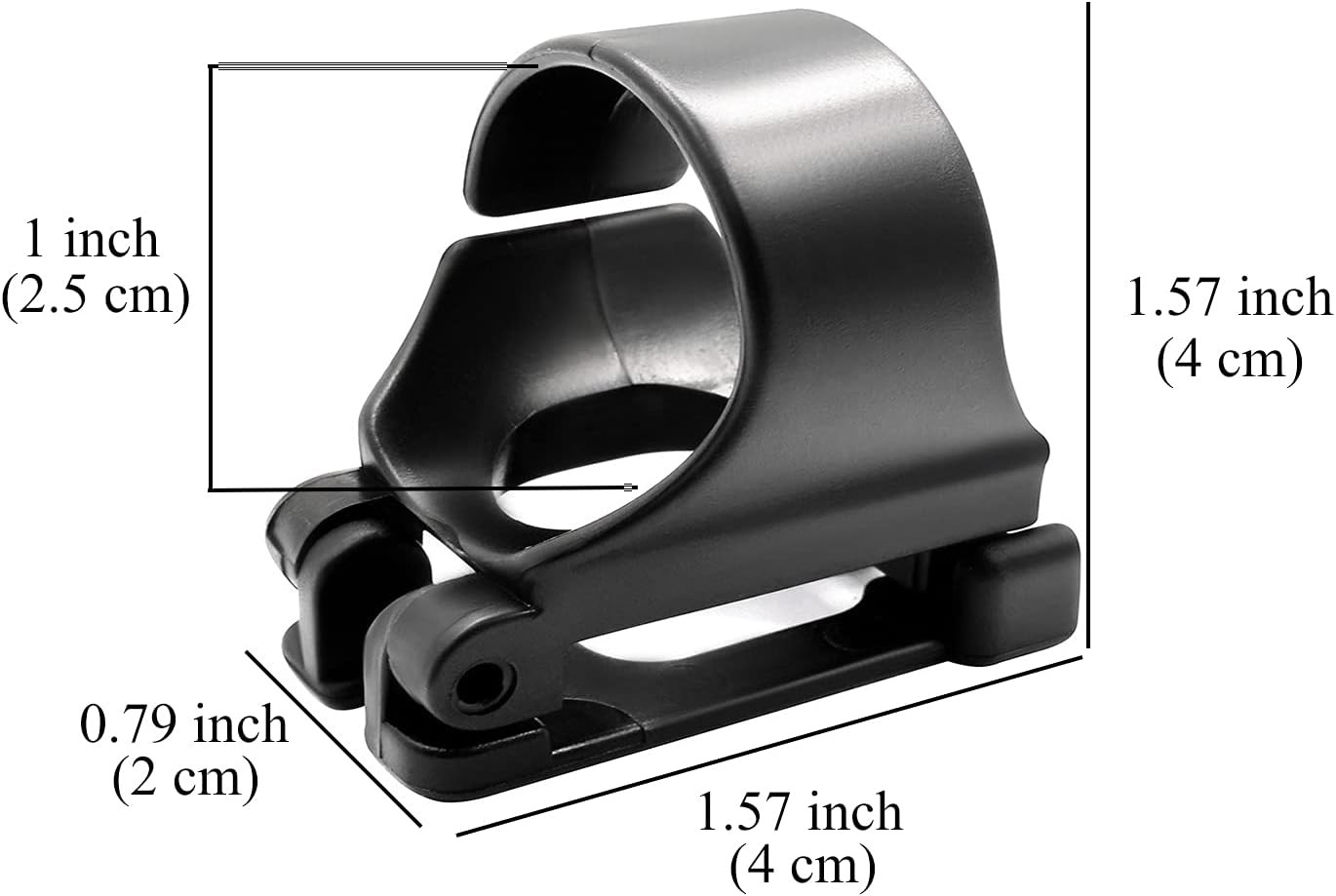 2 Pieces Scuba Dive Universal Plastic Clip Snorkel Keeper Retainer Replacement S