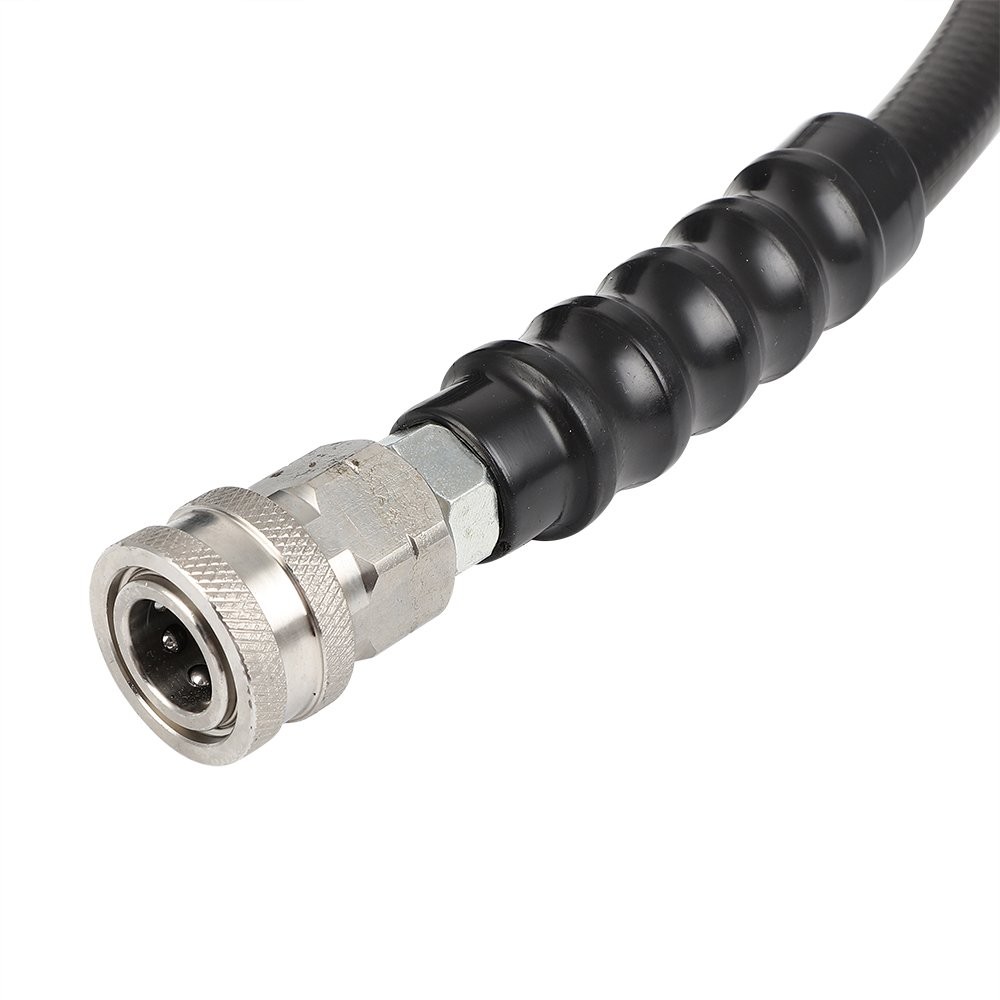 50FT 3/8″ 4800 psi Hot Water Pressure Washer Hose Rubber Power Washer Hose