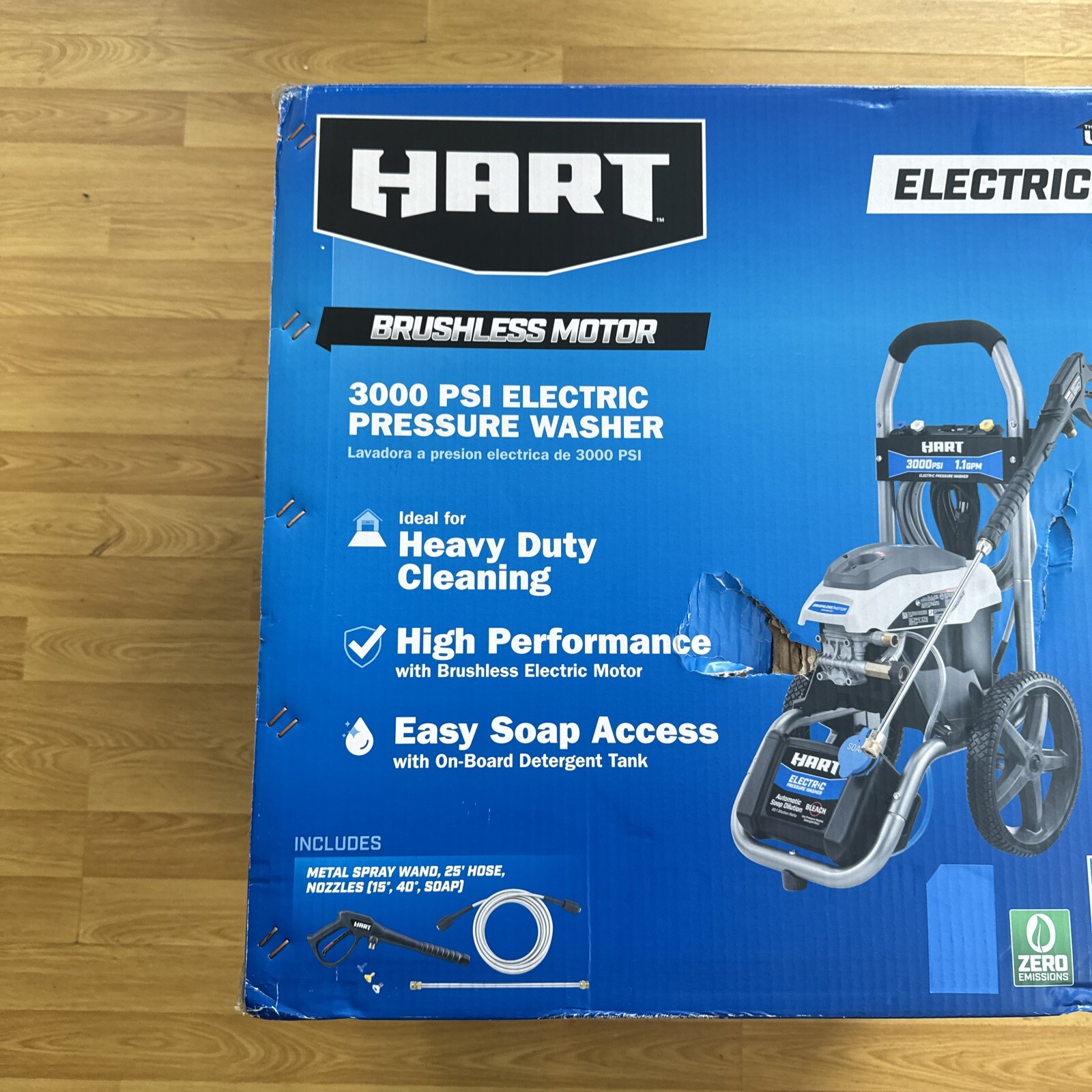 Hart HW143011VNM 3000PSI 1.1 GPM Cold Water Electric Pressure Washer (FVS027561)