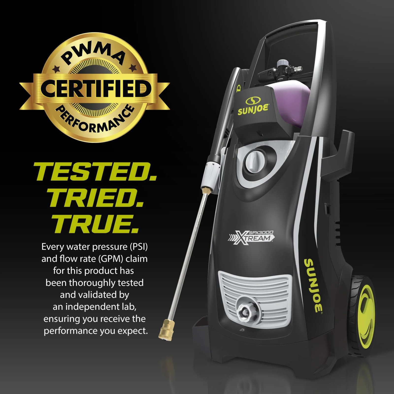 Sun Joe XTREAM Clean Electric Pressure Washer with 34″ Wand