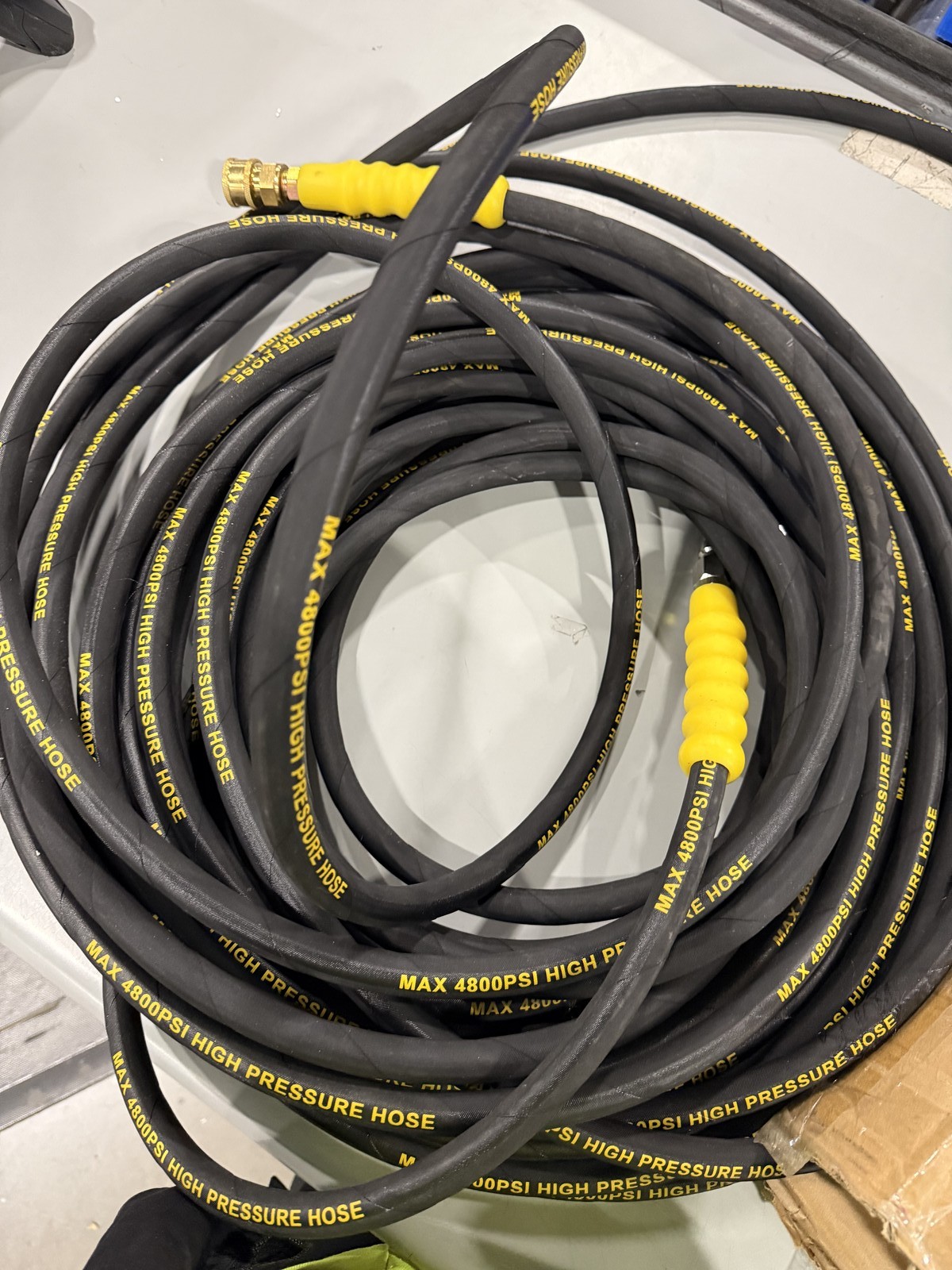 TIANTINGHEN MAX 4800 PSI PRESSURE WASHER HOSE – BLACK YELLOW