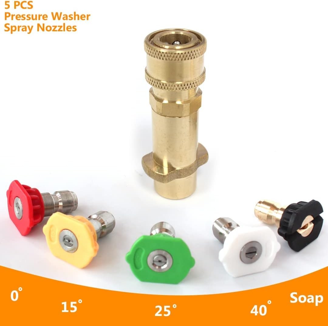 Brass Pressure Washer Gun Adapter,Short Pole for Karcher K Series,K2,K3,K4,K5…