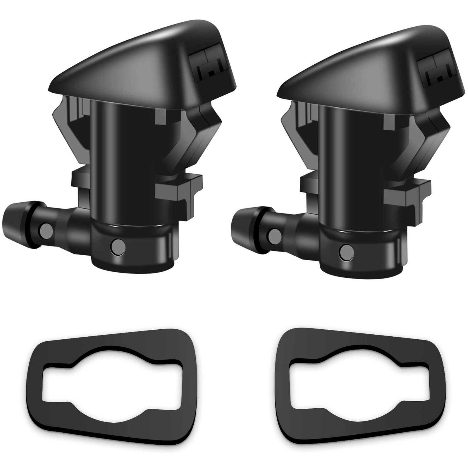 Belleone Windshield Washer Nozzle Kit Compatible with 2005-2016 Jeep Grand Ch…