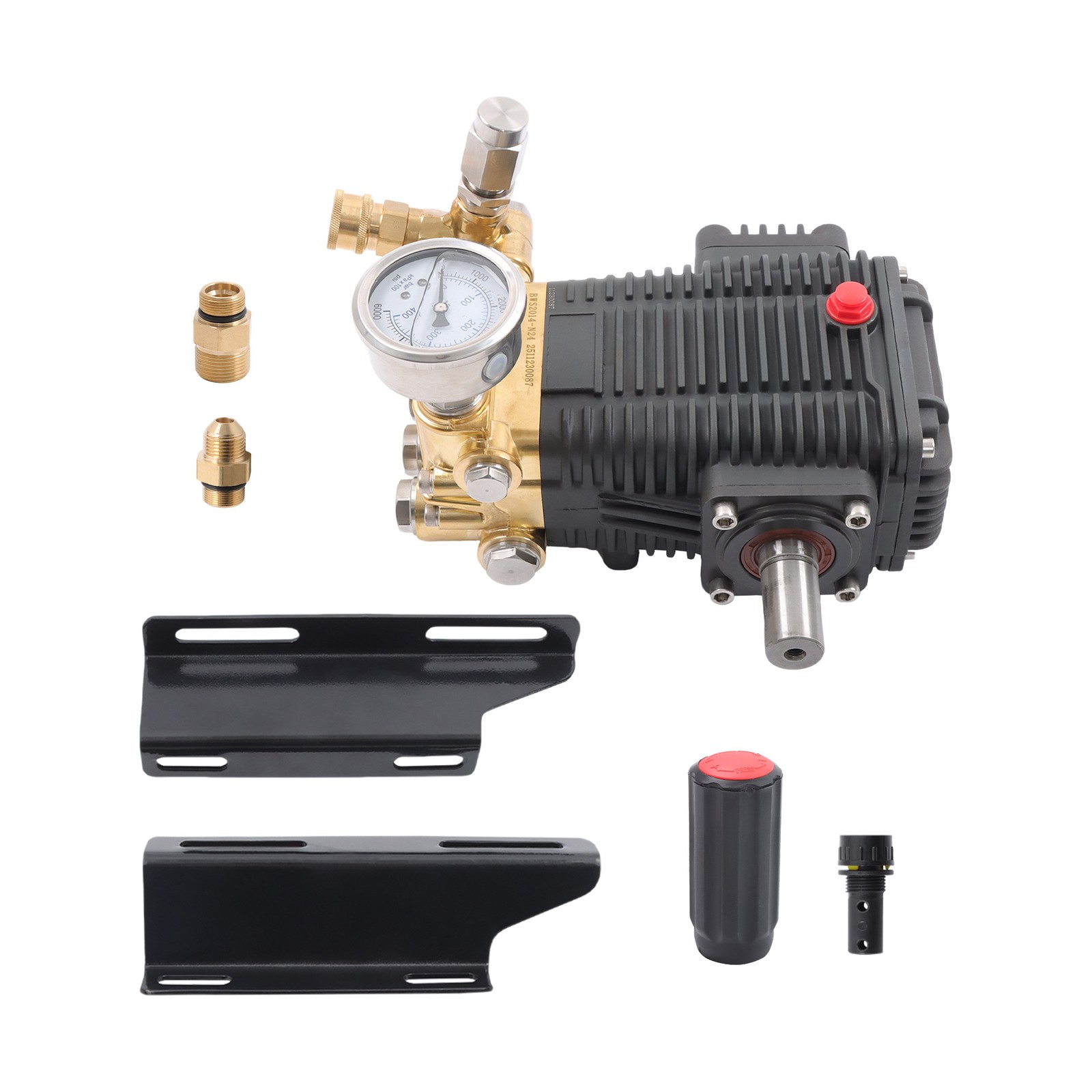 5.6 GPM General Right Shaft 3500 PSI Pressure Washer Pump 4.5 HP Belt Drive
