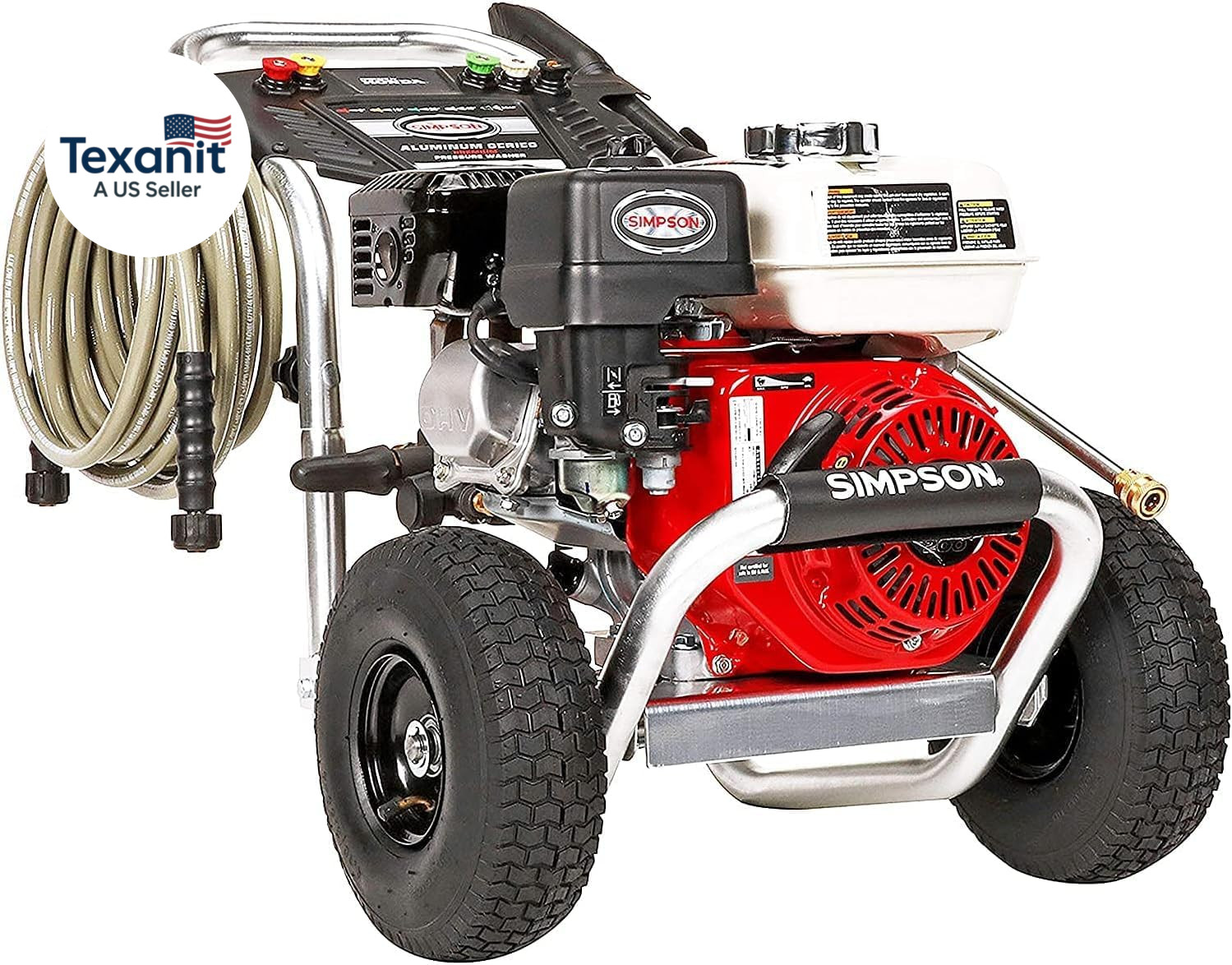 Simpson 3600 PSI Gas Pressure Washer, 2.5 GPM Commercial Power Washer, Cold Wate