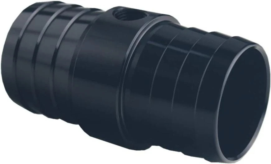 1-1/4″ Hose w/ 1/8″ NPT Steam Port Adapter Top Radiator LS Swap Coolant Black