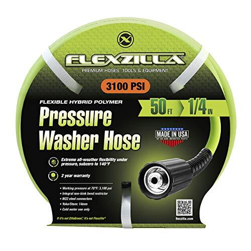 Flexzilla HFZPW3450M Pressure Washer, 1/4in. x 50ft, Green