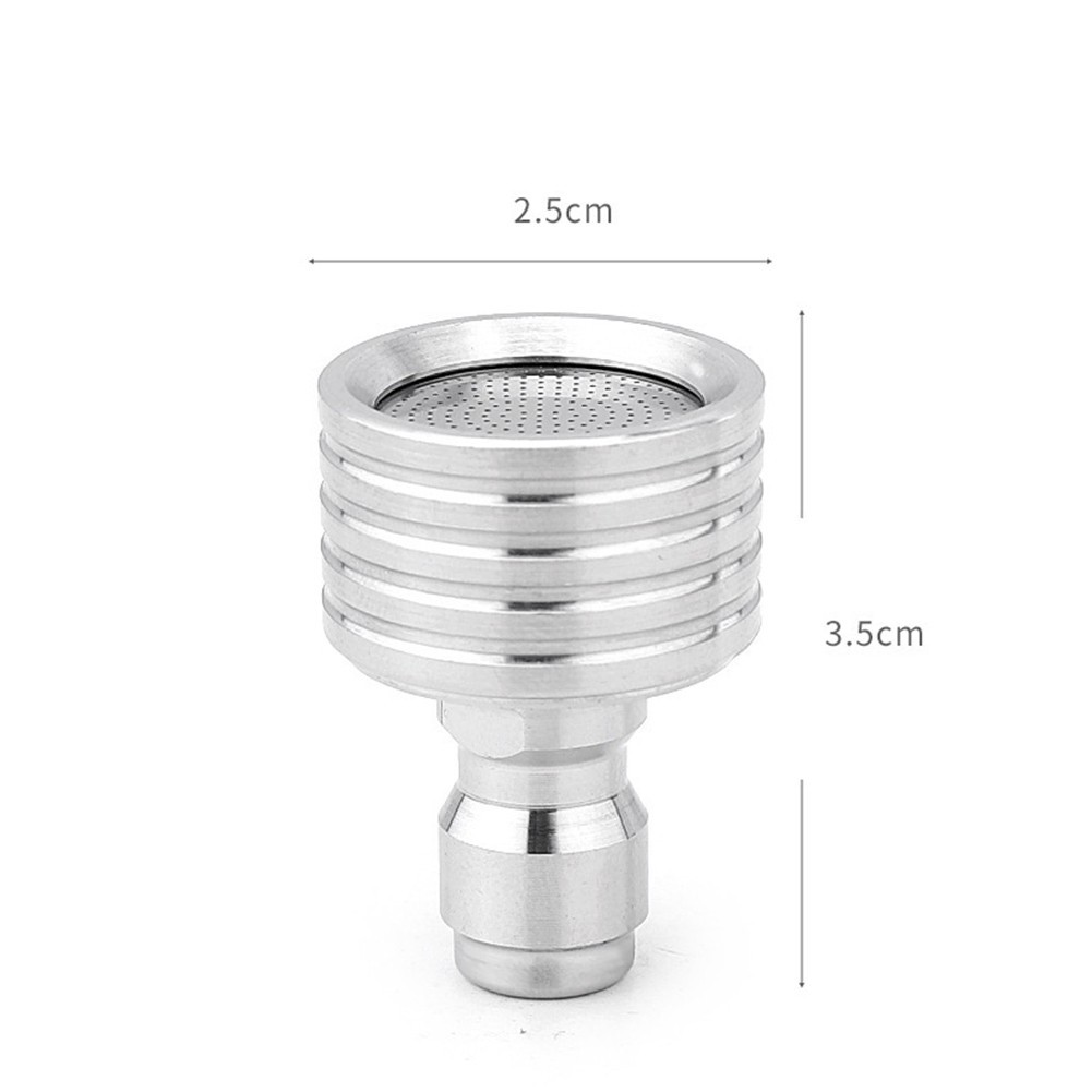 Set of 2 Stainless Steel Pressure Washer Nozzle Tips for Soft Wash Shower