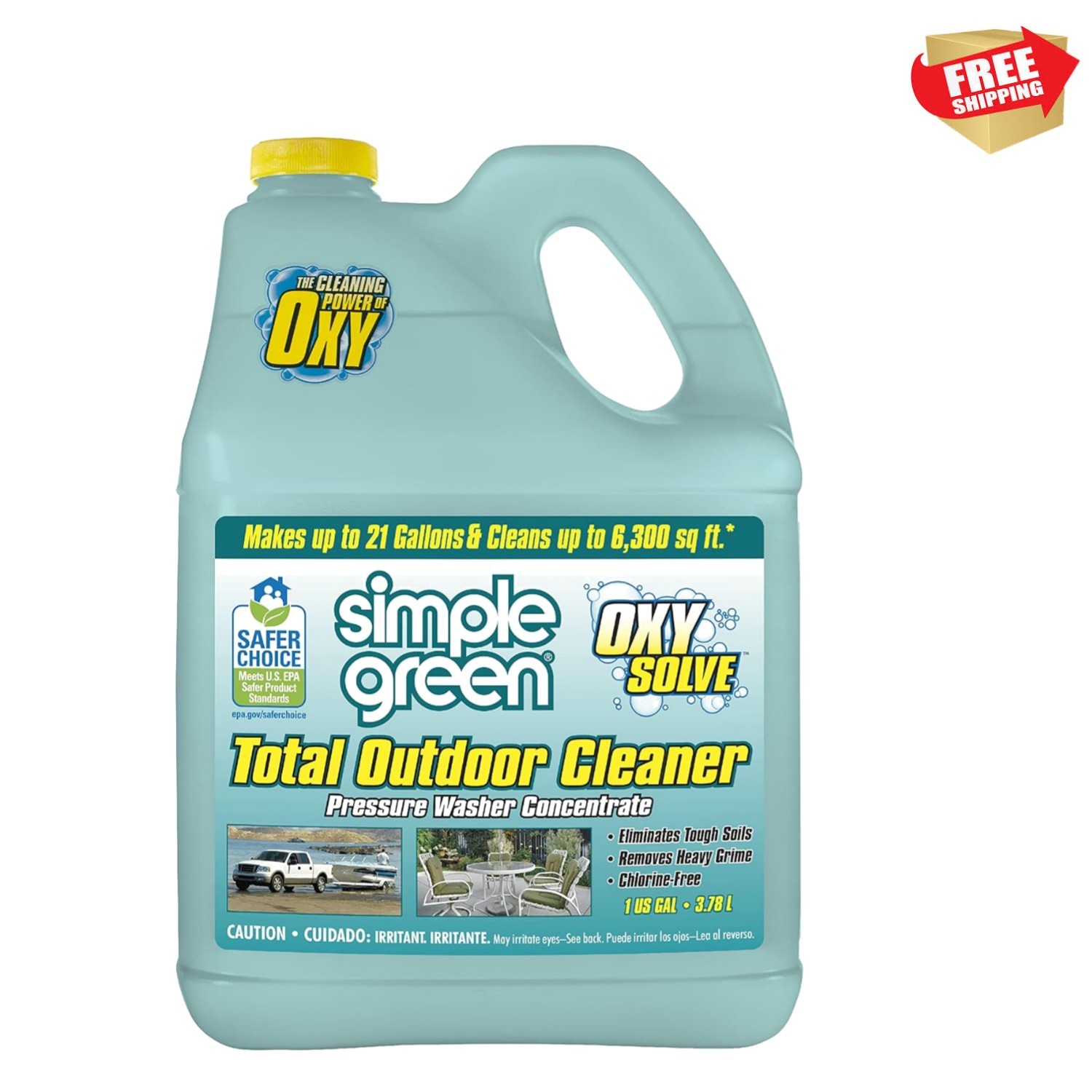 Oxy Solve Total Outdoor Pressure Washer Cleaner – 1 Gal