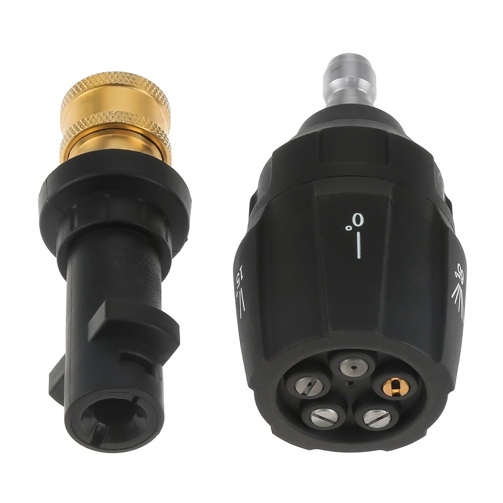 1PC 1/4″ High Pressure Washer Nozzle 3600PSI 5-in-1 Quick Change Over Adjustable