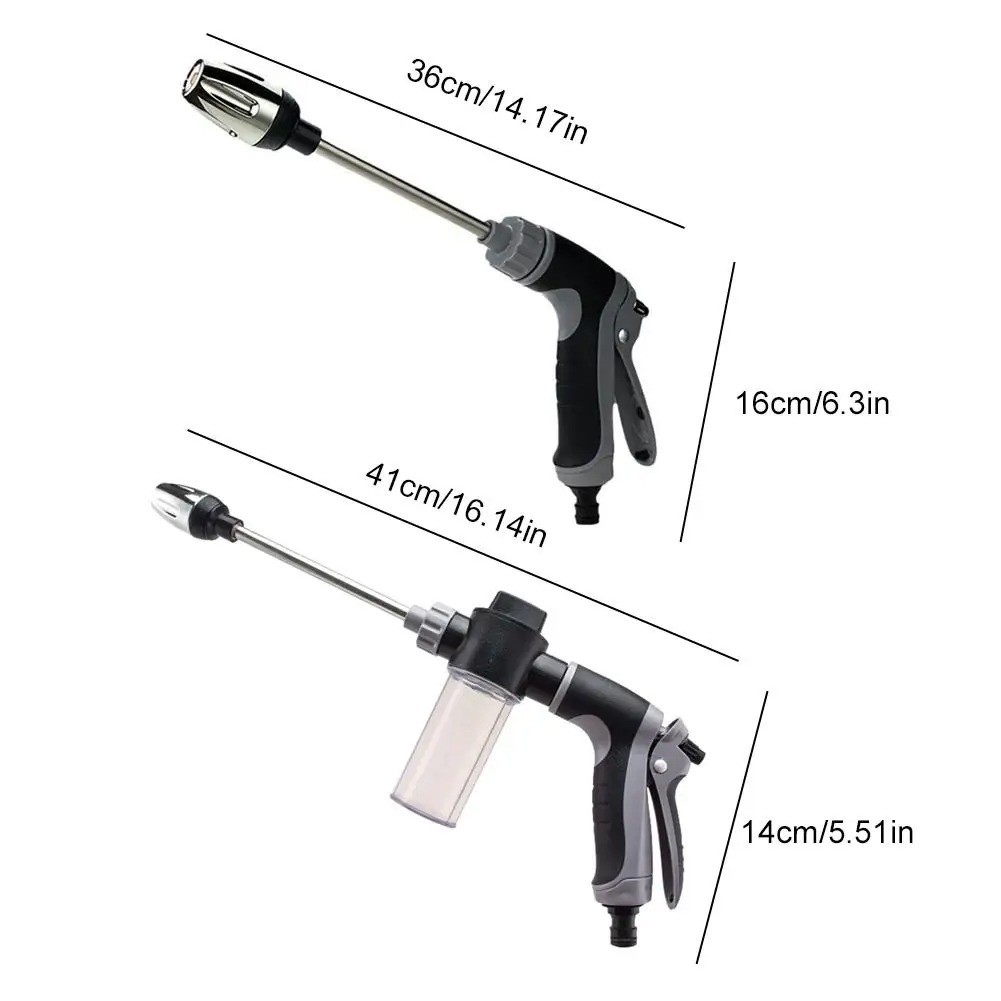 Aquoxis High Pressure Washer Gun Power Hose Nozzle Jet Spray Cleaner