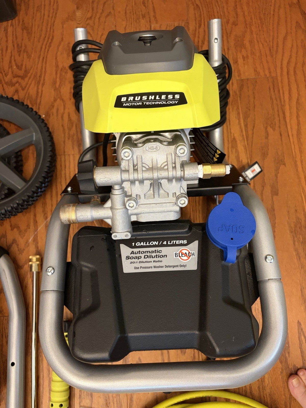 Ryobi 2500 PSI 1.2 GPM Brushless Cold Water Electric Pressure Washer RY142500