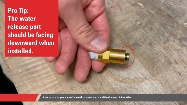 Thermal Relief Valve for Gas Pressure Washer Pumps – Durable Gold Replacement Pa