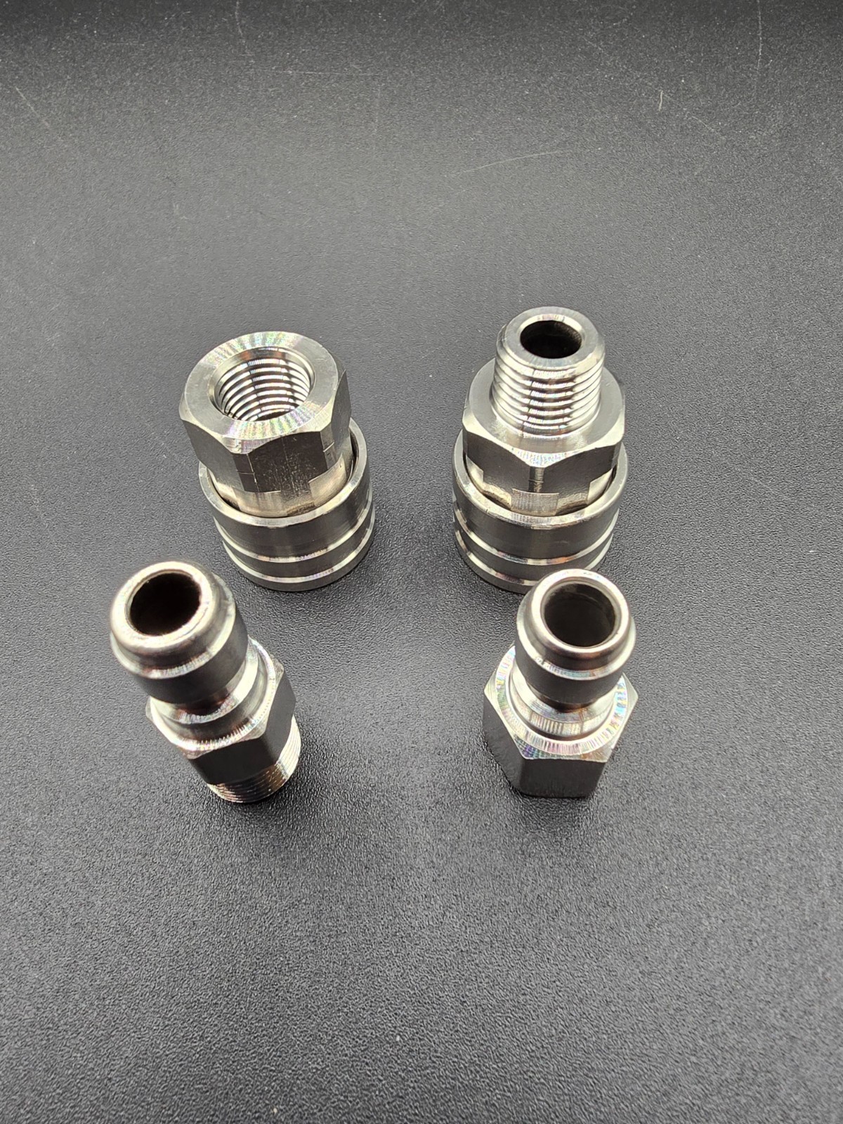 Pressure Washer Quick Connect Set 1/4″ Coupler Fittings 2 Sets NIB