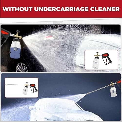 16 Inch Under Car Pressure Washer Undercarriage Cleaner Kit, 4000 PSI