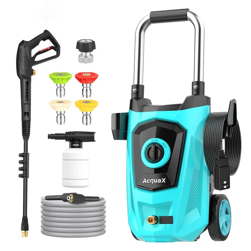 Acquax Electric Pressure Washer Max 4200PSI 2.5 GPM High Power Washer TPU Hose