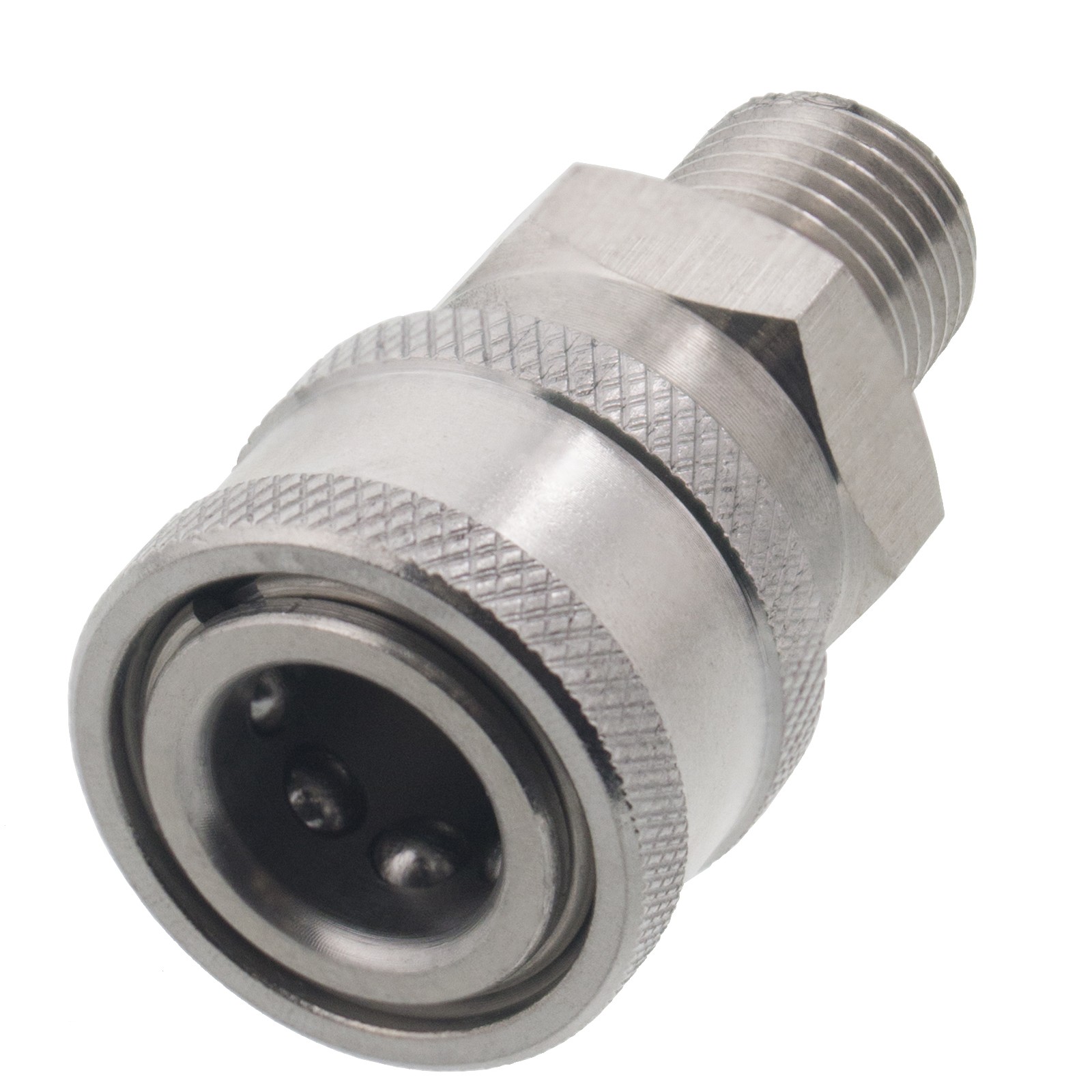 Erie Tools Pressure Washer 1/4″ Male NPT to Quick Connect Socket Steel Coupler