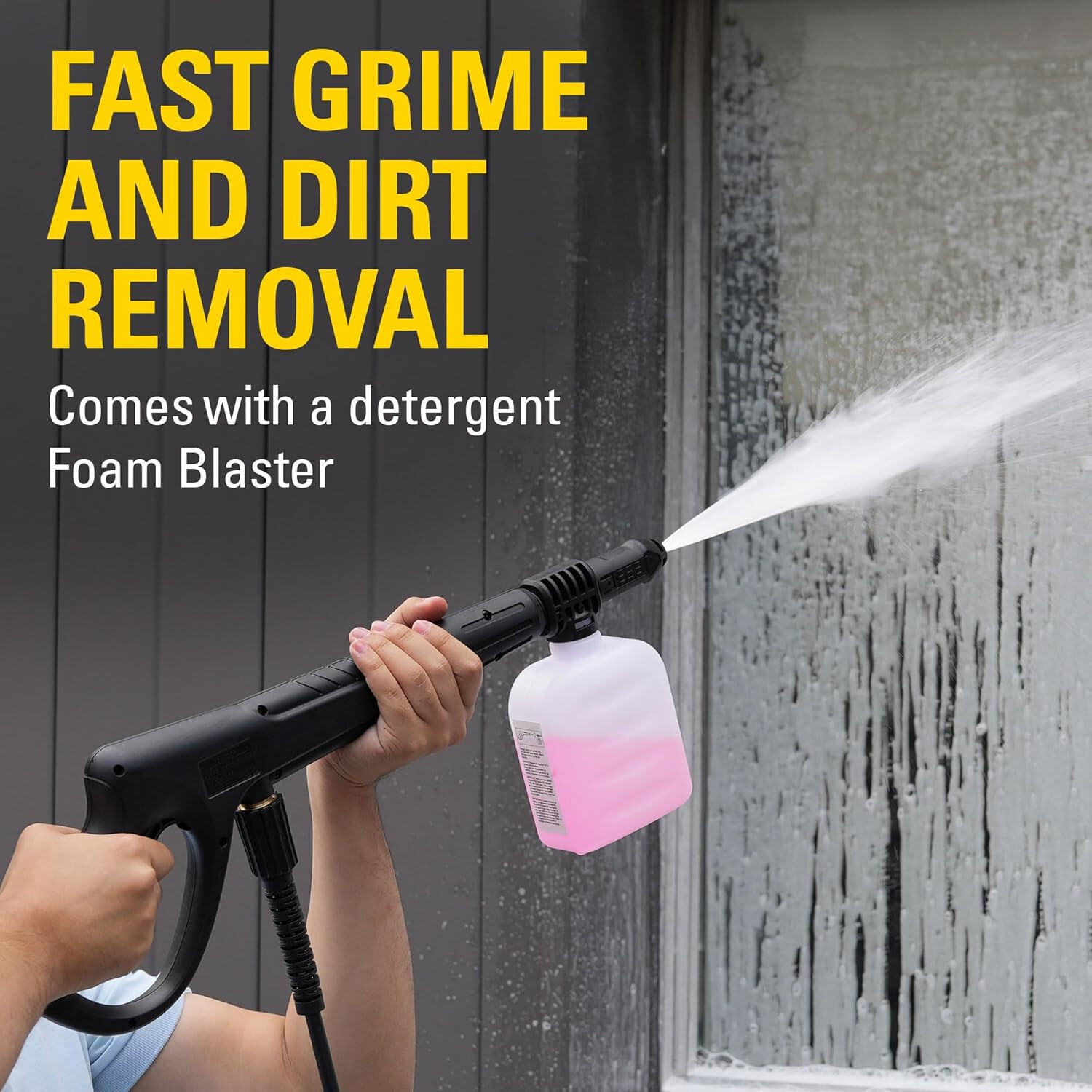 CAT Electric Pressure Washer 1850 PSI 1.4 GPM with 20′ high-Pressure Hose, Etc.