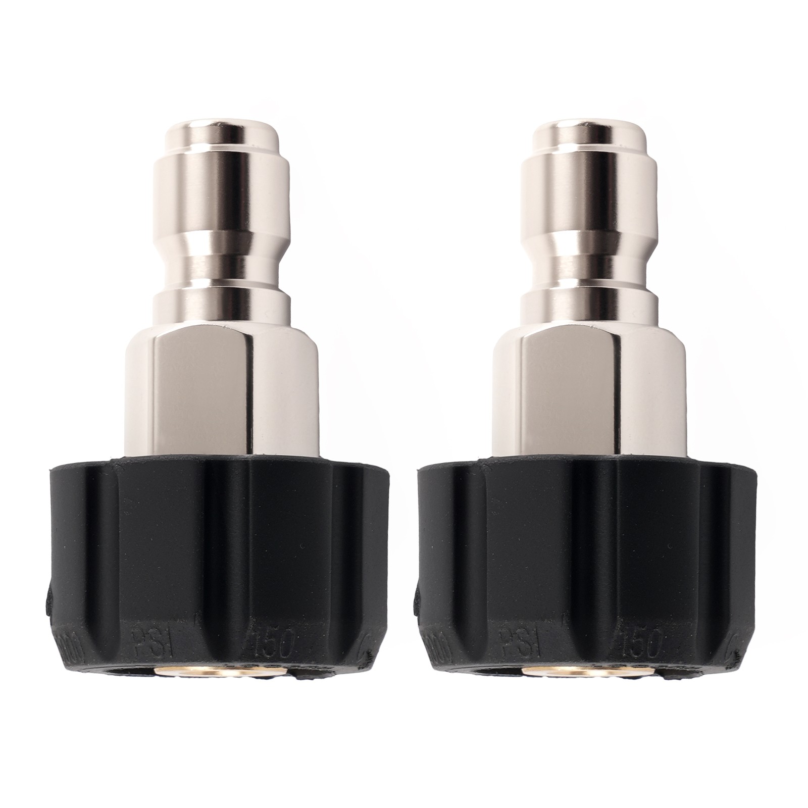 Pressure Washer Adapter M22 14mm Swivel to 3/8” Quick Connect 5000PSI Brass
