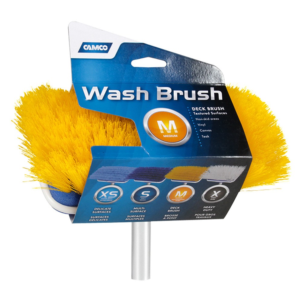 Camco 41924 7″ L Yellow Medium Multi-Purpose Brush Head Attachment
