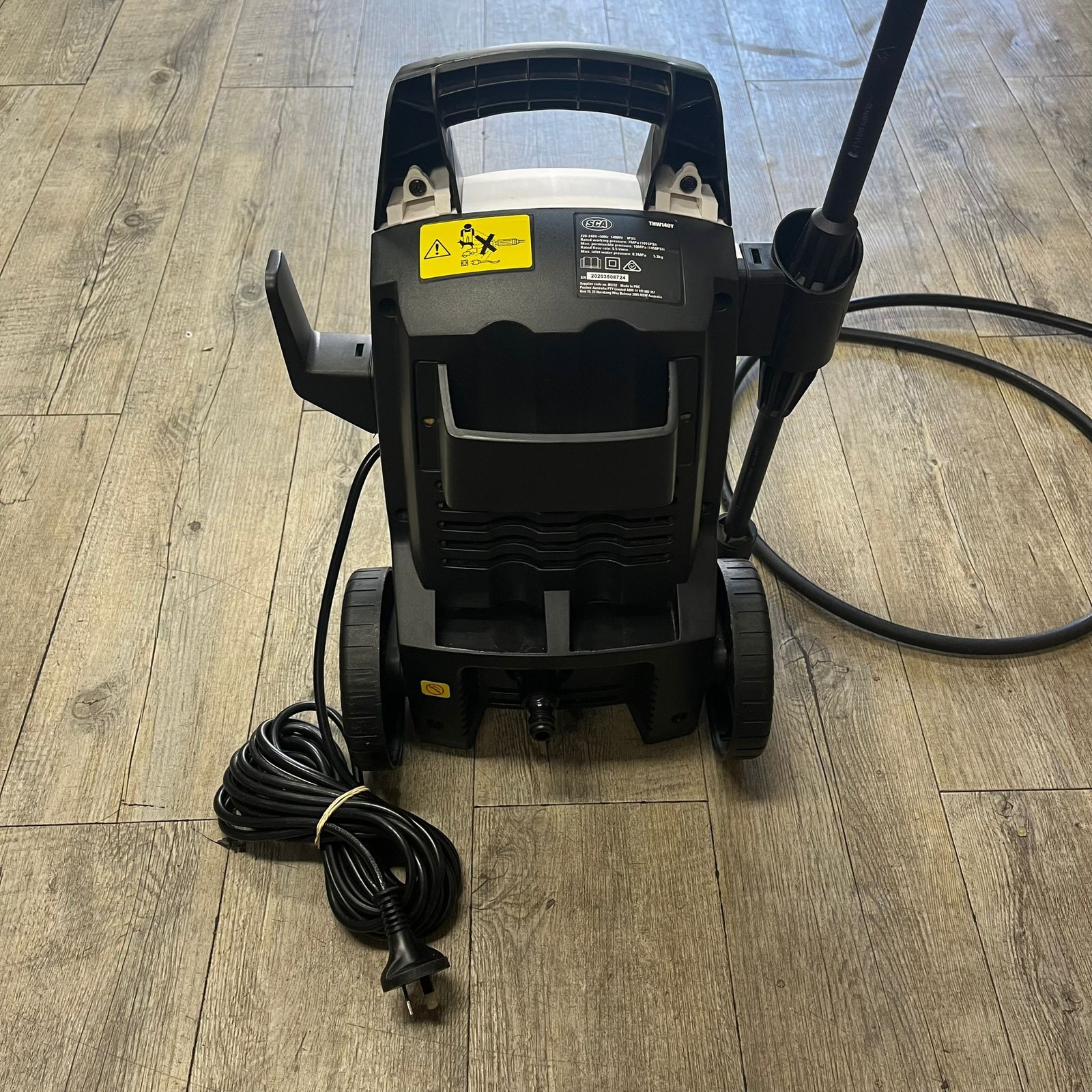 SCA THW140Y 240V 1450 PSI Electric Pressure Washer Cleaner 1400W