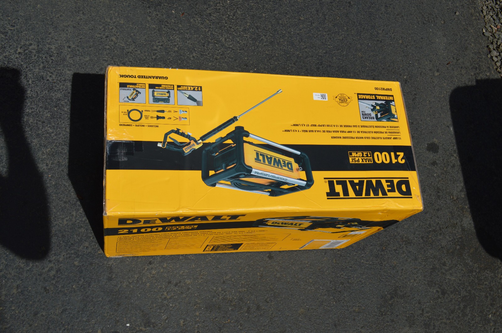Dewalt Pressure washer DWPW2100 2100 psi