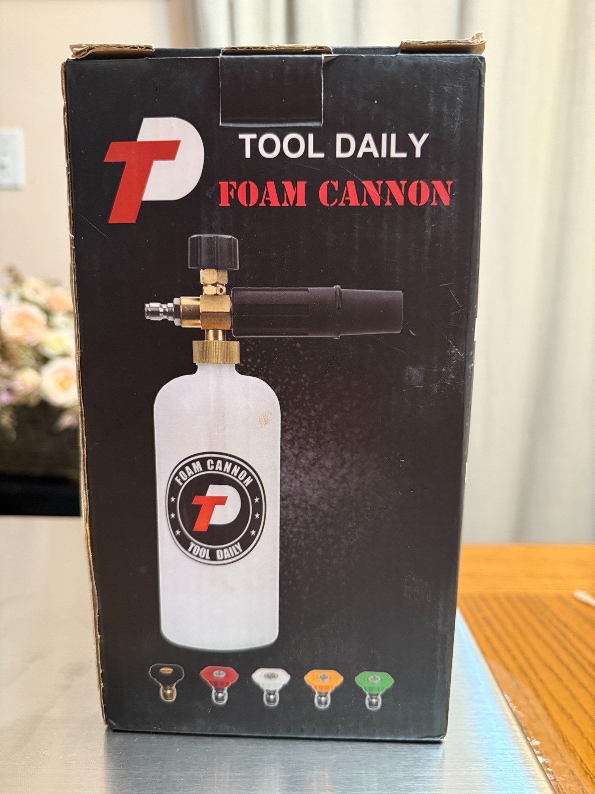 Tool Daily Foam Cannon with 1/4 Inch Quick Connector, 1 Liter,