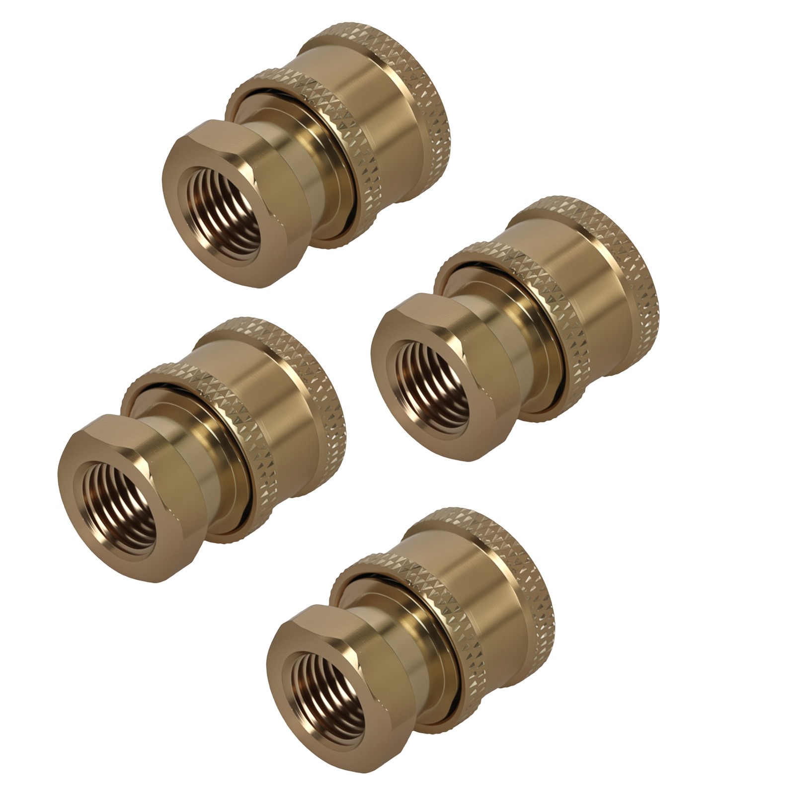 4* Brass Pressure Washer Coupler 1/4″ Quick Connect Socket to 1/4″ Female NPT