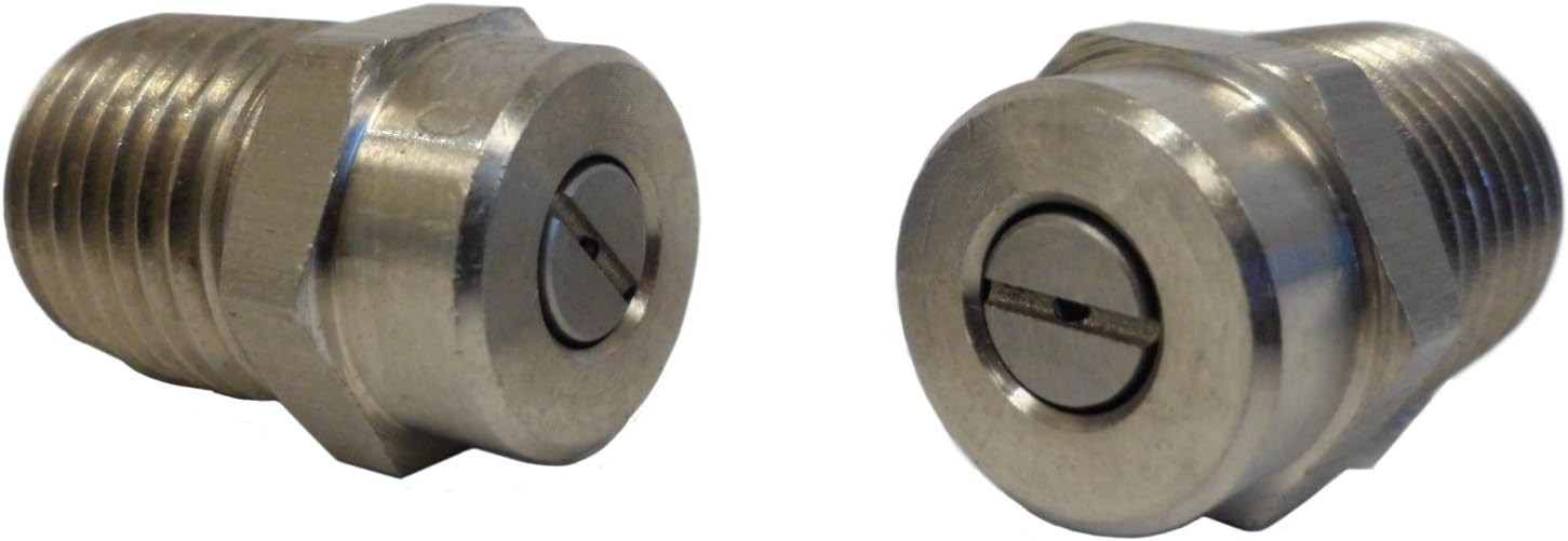 Surface Cleaner Nozzle, Stainless Steel 25 Degree Tip for High Pressure Washers